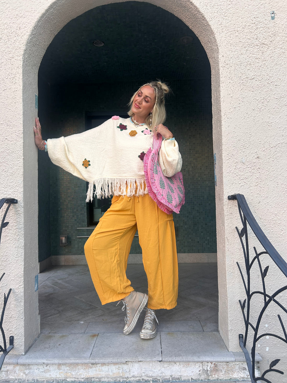Golden Rays Pocket Pants 🌞