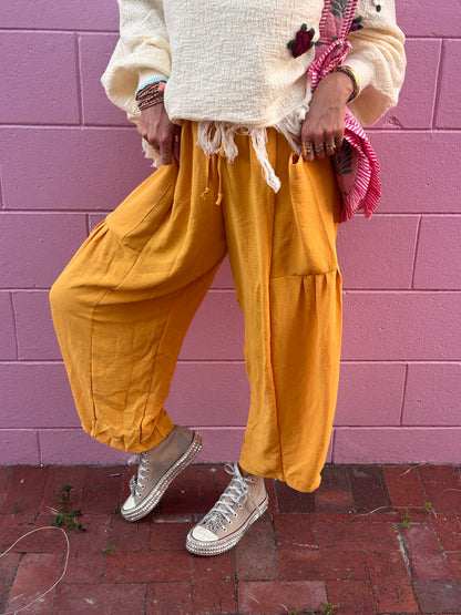 Golden Rays Pocket Pants 🌞