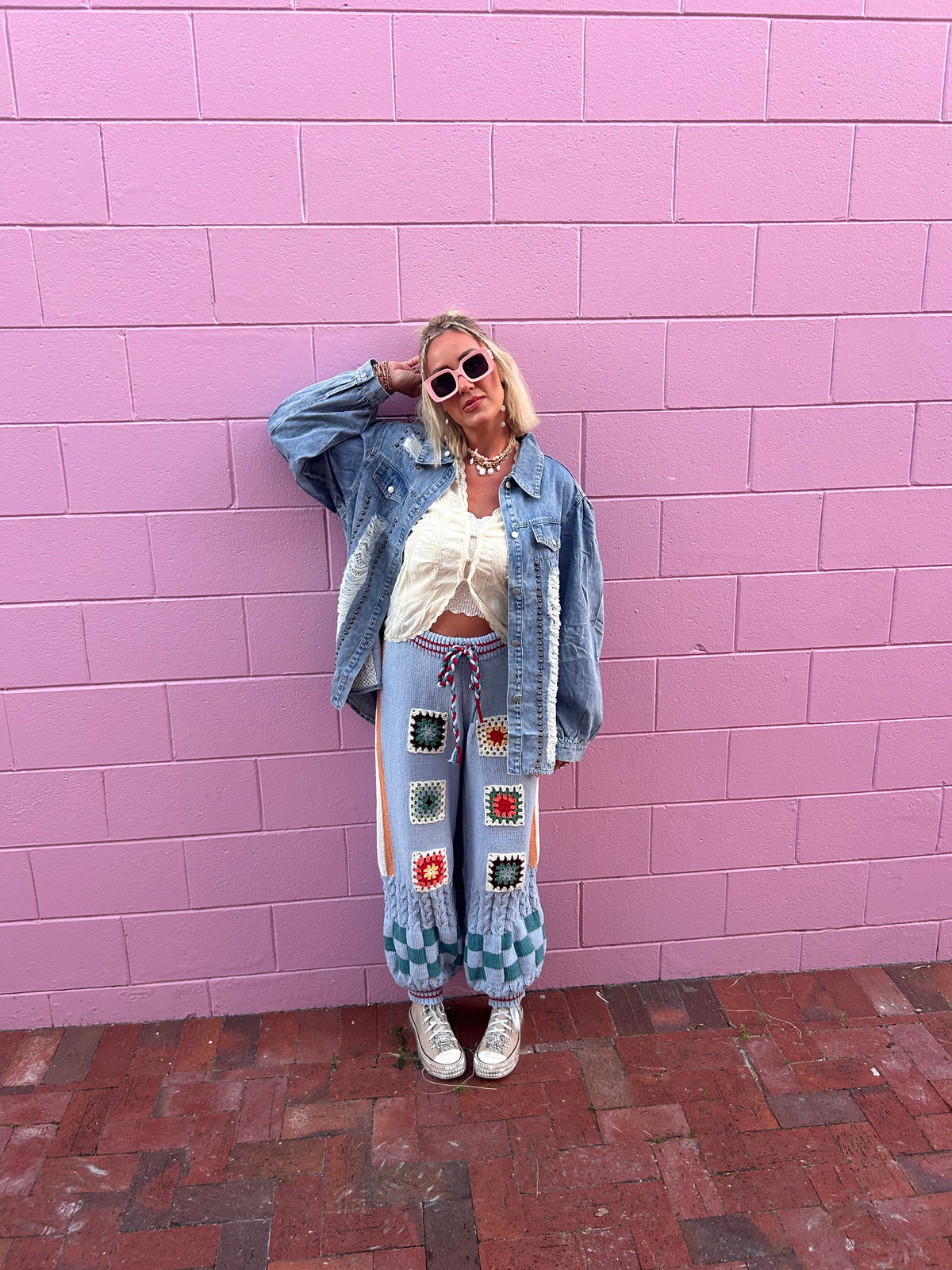 Beachy Bae Knit Joggers 🌊