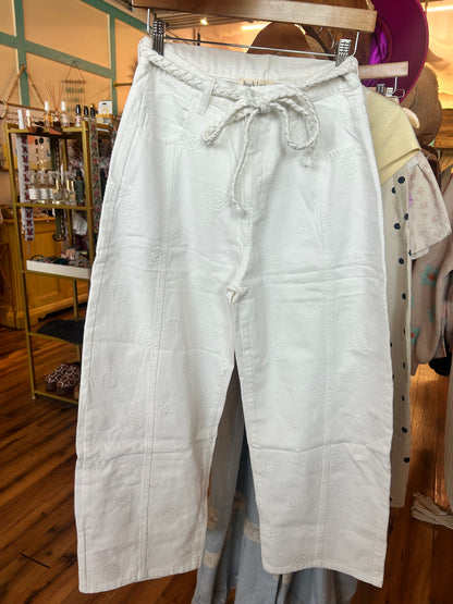 Flower Girl Barrel Denim Jeans