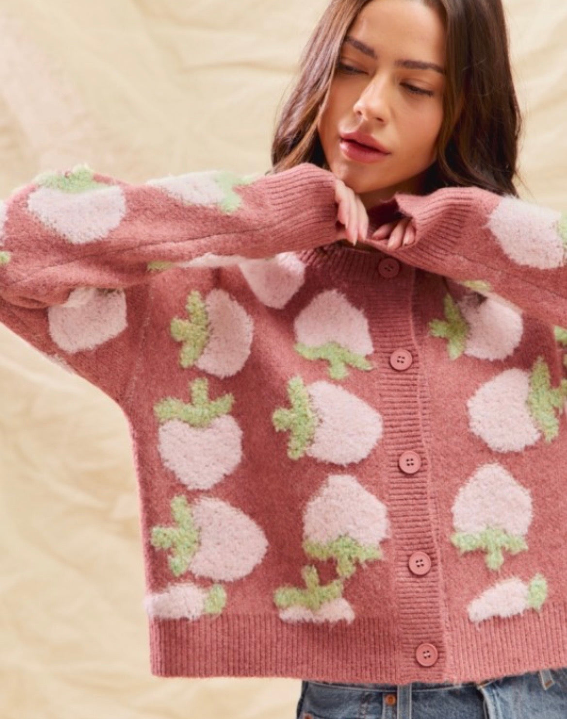 Sweet Pick Cardi 🍓