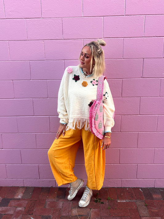 Golden Rays Pocket Pants 🌞
