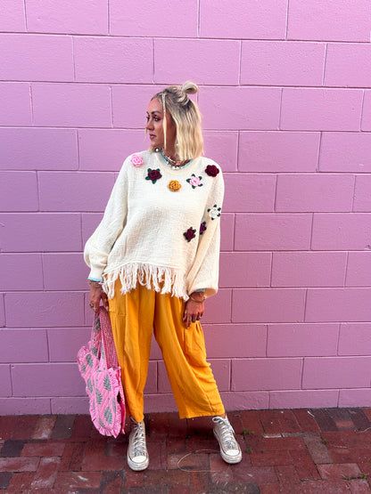 Flowers By The Beach Poncho 🌸