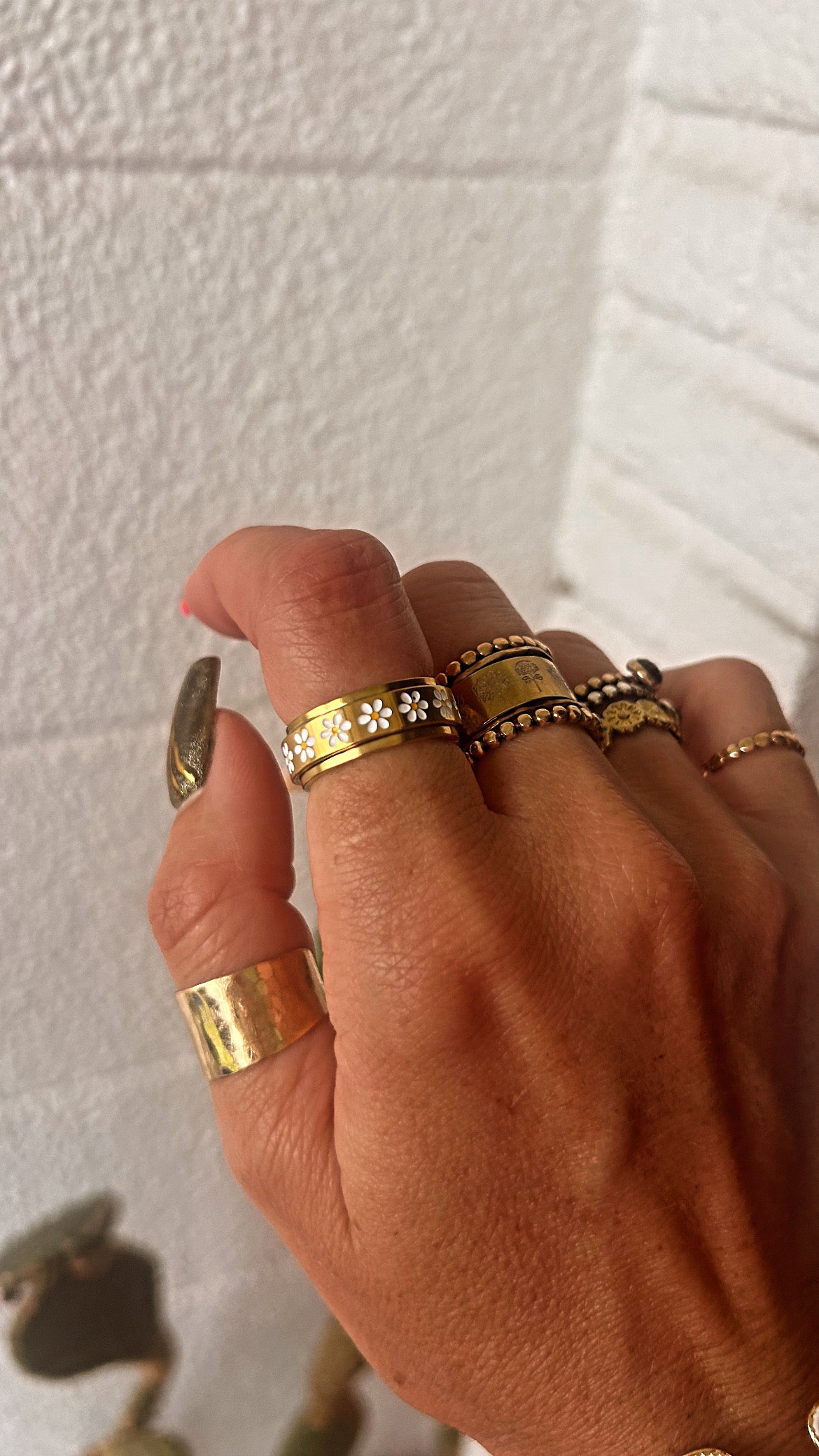 Ditsy Daisy 🌼 Fidget Ring