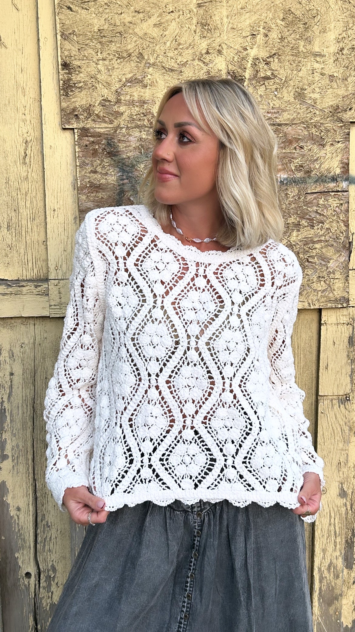 Sookie Open Knit Sweater