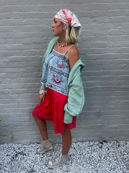 Santa Rose Denim Tank 💋