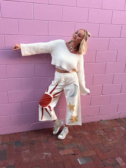 Chasing Dreams Cropped Sweater 🤍✨