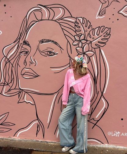 Pink Tides Sweatshirt 🌸🌊