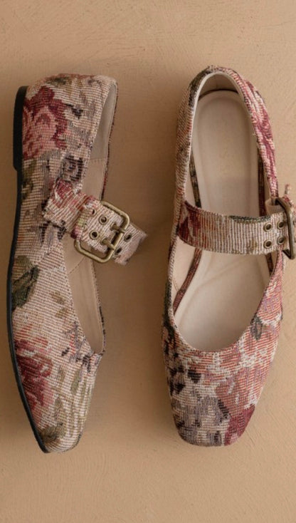Tapestry Blessed Ballet Flats